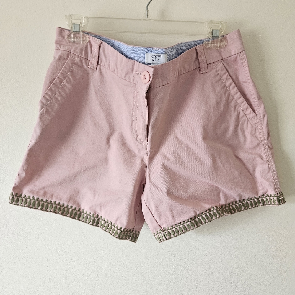 Crown and ivy pink shorts